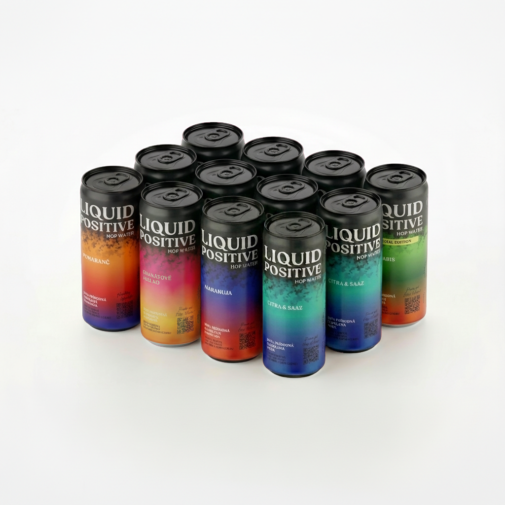 Liquid Positive chmeľová voda - všetky príchute